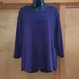 Bon Worth navy top size L